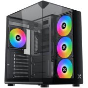 Компютърна кутия XIGMATEK Aqua Compact, черен на супер цени