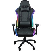 Геймърски стол Xmart XGC-205RGB, черен на супер цени