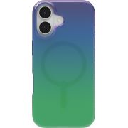Гръб ZAGG Milan Snap MagSafe за Apple iPhone 17, зелен/лилав на супер цени