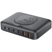 Безжично зарядно устройство Promate PowerBase-GaN100 100W, черен на супер цени