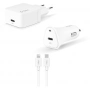 Комплект зарядно устройство ttec Quantum PD 20W Travel Charger на супер цени