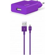 Зарядно устройство ttec SmartCharger 10W, лилав на супер цени