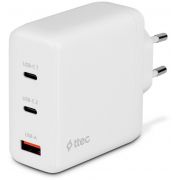 Зарядно устройство ttec SmartCharger Trio, бял на супер цени