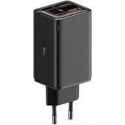 Зарядно устройство Baseus GAN6 Pro 65W, черен на супер цени