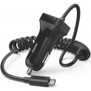 Зарядно устройство Hama Car Charger 12W, черен на супер цени
