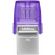 128GB Kingston DataTraveler microDuo 3C, лилав/сив изображение 1