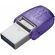 128GB Kingston DataTraveler microDuo 3C, лилав/сив изображение 2