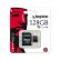 128GB microSDXC Kingston + SD адаптер, черен изображение 2