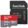 128GB microSDXC SanDisk Ultra, сив/червен + SD Адаптер на супер цени