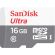 16GB microSDHC SanDisk Ultra Android + SD Adapter, бял/сив на супер цени