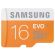 16GB microSDHC Samsung EVO + USB Adapter, бял / оранжев изображение 2