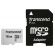 16GB microSDHC Transcend + SD Adapter, черен/сребрист изображение 2