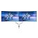 2 броя 32'' Philips Evnia 5000 и стойка Neomounts NM-D750DWHITE изображение 14