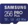 256GB microSDXC Samsung Pro Plus + USB адаптер, тъмносин изображение 2