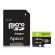 32GB microSDHC Apacer AP32GMCSH10U3-R + Адаптер, Черен / Зелен на супер цени
