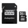 32GB microSDHC GOODRAM + Адаптер, черен на супер цени