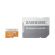 32GB microSDHC Samsung EVO + SD Adapter, бял / оранжев на супер цени