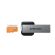 32GB microSDHC Samsung EVO + USB Adapter, оранжев / сив на супер цени