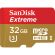 32GB microSDHC SanDisk Extreme + SD Adapter, червен /златист изображение 1
