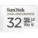 32GB microSDHC SanDisk High Endurance, бял + SD адаптер на супер цени