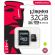 32GB microSDXC Kingston Canvas Select + SD Adapter, черен изображение 2