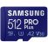 512GB microSD Samsung Pro Plus + SD адаптер, син на супер цени