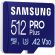 512GB microSDXC Samsung PRO Plus + SD адаптер изображение 3