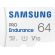 64GB microSDXC Samsung PRO Endurance със SD адаптер, бял изображение 2