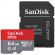 64GB microSDHC SanDisk Ultra + SD адаптер, червен/сив изображение 2