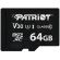 64GB microSDXC Patriot VX Series, черен на супер цени