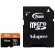 64GB microSDXC Team Group + SD адаптер, черен/оранжев изображение 1