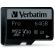 64GB microSDXC Verbatim Pro U3 + SD адаптер на супер цени