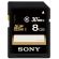 8GB SDHC Sony SF8U, черен на супер цени