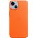 Apple Leather с MagSafe за Apple iPhone 14, оранжев на супер цени