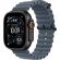 Apple Ocean Band за Apple Watch 49 мм, Anchor Blue/Black Titanium Finish изображение 2