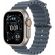 Apple Ocean Band за Apple Watch 49 мм, Anchor Blue/Natural Titanium Finish изображение 2