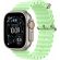 Apple Ocean Band за Apple Watch 49 мм, Neon Green/Natural Titanium Finish изображение 2