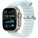 Apple Ocean Band Extension за Apple Watch 49 мм, Ice Blue/Natural Titanium Finish изображение 2