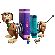 LEGO Toy Story Slinky Dog Bookends изображение 2