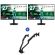 2 броя 27" Philips EVNIA 3000 и стойка Neomounts FPMA-D750DBLACK2 на супер цени