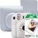 фотоапарат за моментни снимки FUJIFILM instax mini 12, бял и аксесоари на супер цени