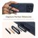 TORRAS Ostand QPRO Silicone за Apple iPhone 17 Pro, тъмносин изображение 6
