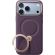 TORRAS Ostand Q3 VegSkin за Apple iPhone 18 Pro Max, тъмнолилав изображение 3