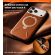TORRAS Ostand QPRO VegSkin за Apple iPhone 17 Pro, кафяв изображение 5