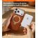 TORRAS Ostand QPRO VegSkin за Apple iPhone 17 Pro, кафяв изображение 6