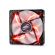 DeepCool Wind Blade 120, черен/червен изображение 2