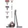Dyson Cinetic BigBall Absolute, сребрист/червен на супер цени