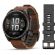 Garmin Fenix 8 Pro AMOLED, 51 мм, черен/кафяв изображение 3