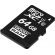 64GB microSDXC GOODRAM + SD Adapter, черен изображение 3