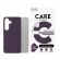 PanzerGlass Care Rearlessly Fashionable Magnetic QI за Samsung Galaxy S25, лилав на супер цени